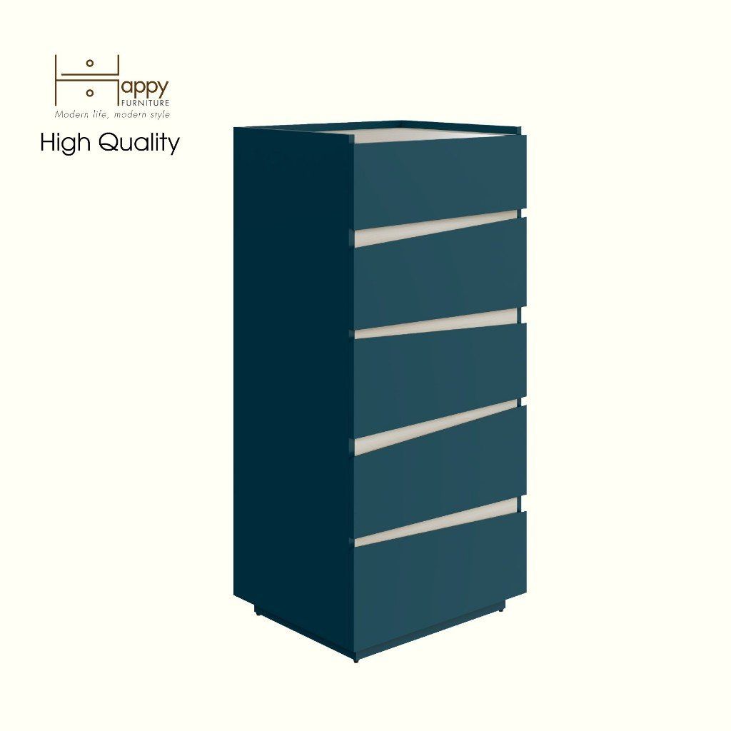 HAPPY FURNITURE , Tủ lưu trữ 5 ngăn kéo - VIGGO , THK_160 , 56cm x 45cm x 120cm