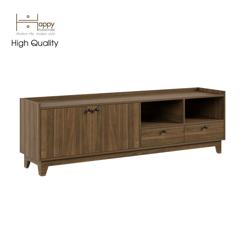 HAPPY FURNITURE , Kệ TV 6 ngăn kéo - KINA , KTV_010 , 180cm x 40cm x 56cm