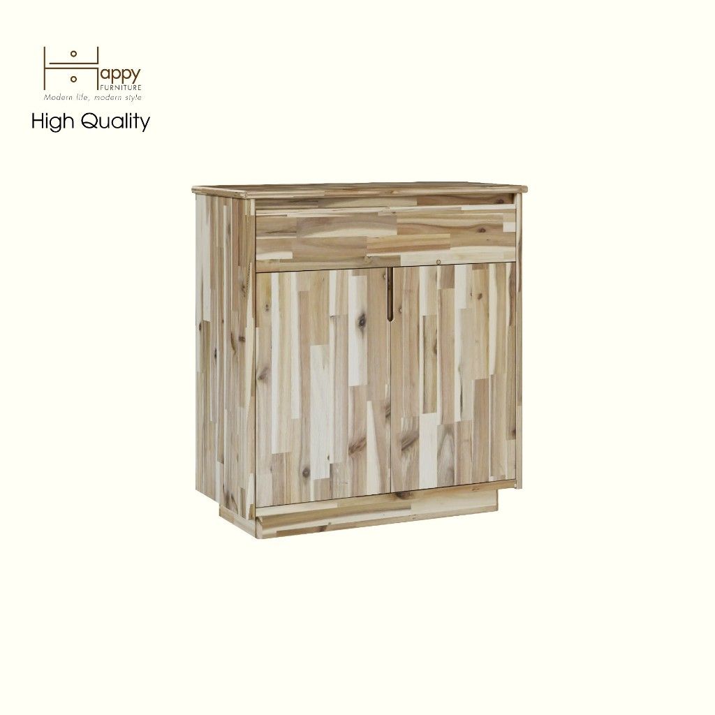 HAPPY FURNITURE , Gỗ tự nhiên , Tủ lưu trữ 2 cửa mở - GALI , TLT_011 , 70cm x 35cm x 76cm