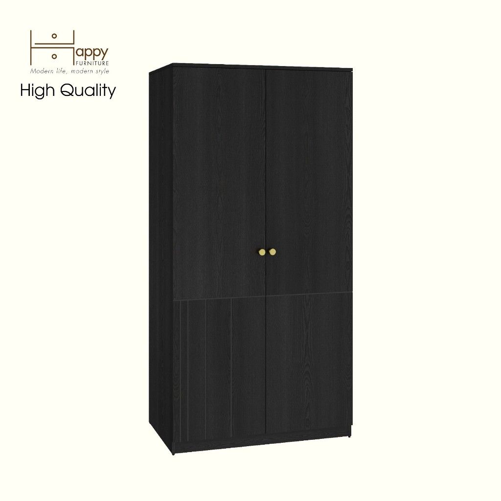 HAPPY FURNITURE , Tủ quần áo 2 cánh mở - JOVIE , TCM_166 , 90cm x 54cm x 180cm