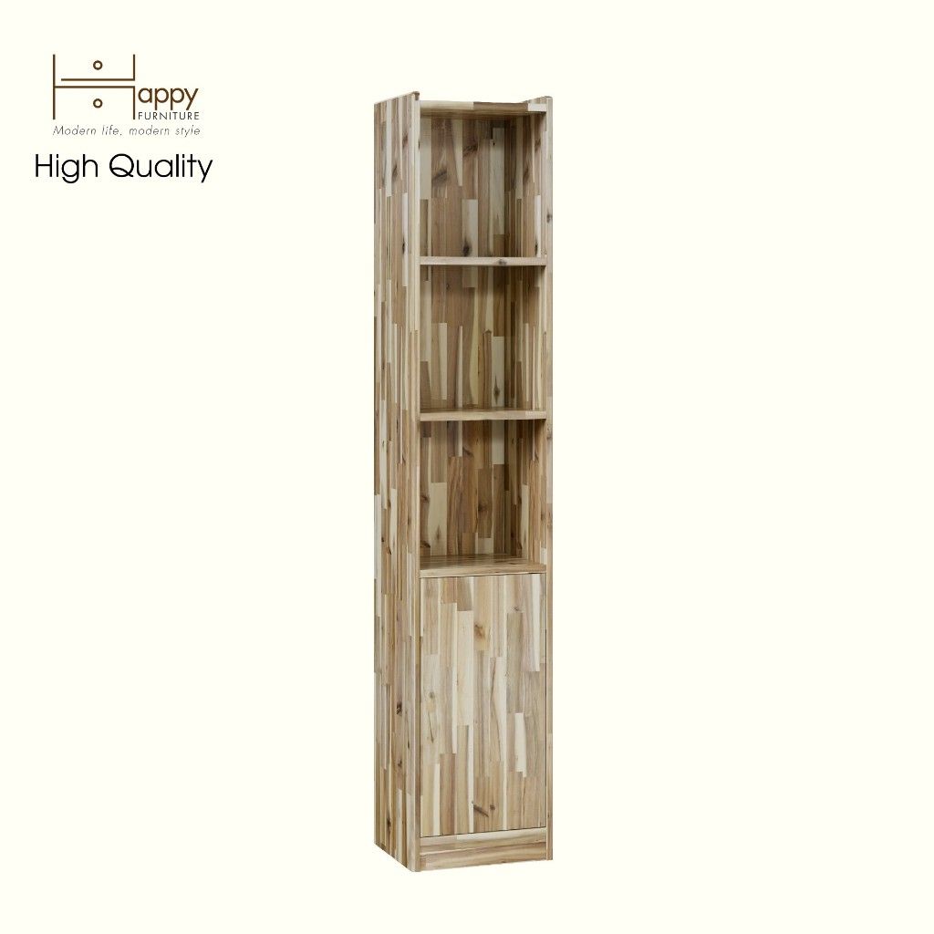 HAPPY FURNITURE , Gỗ tự nhiên , Tủ lưu trữ 1 cửa mở - GAMZE , TCM_198 , 35cm x 30cm x 180cm