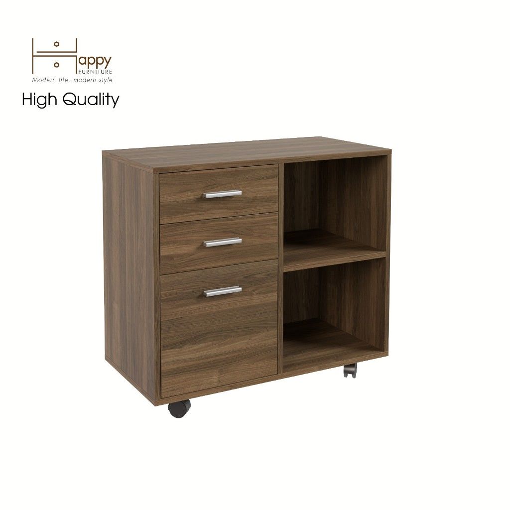 HAPPY FURNITURE , Tủ đựng hồ sơ 5 ngăn - COMFEE , THK_015 , 80cm x 40cm x 66cm