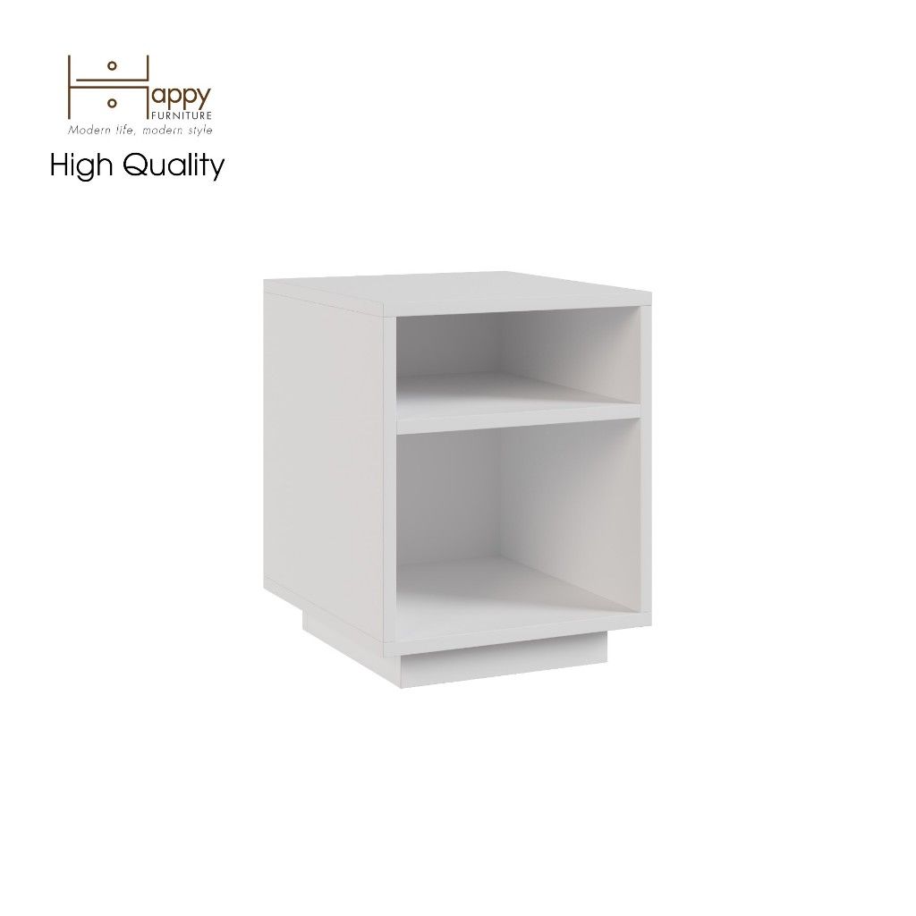 HAPPY FURNITURE , Táp đầu giường 2 ngăn - ZANE , TCM_075 , 36cm x 40cm x 46cm
