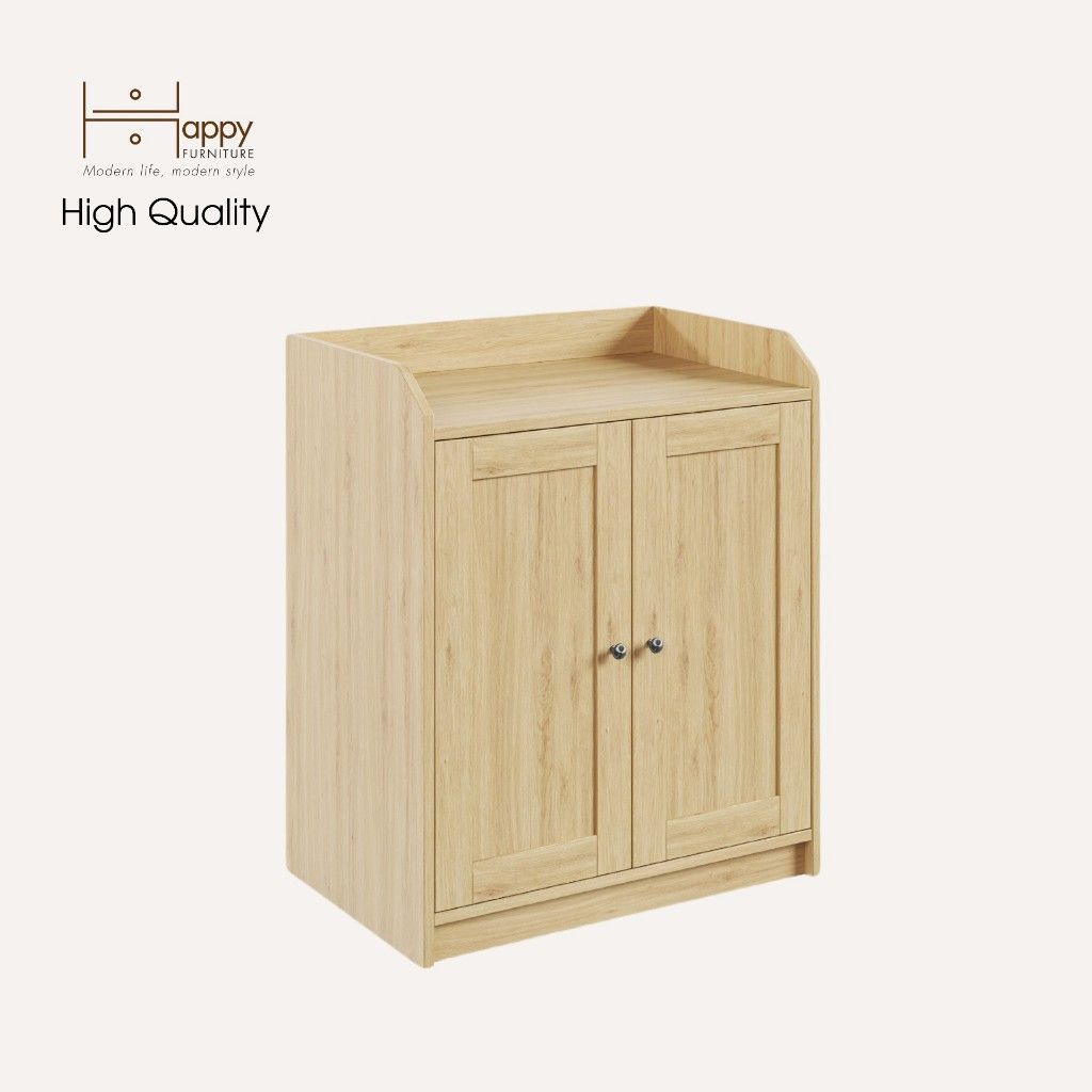HAPPY FURNITURE , Tủ đựng đồ 2 cửa mở - CANA , TCM_002 , 70cm x 46cm x 84cm