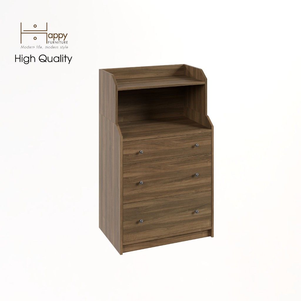 HAPPY FURNITURE , Tủ 3 ngăn kéo - CANA , THK_010 , 70cm x 46cm x 116cm