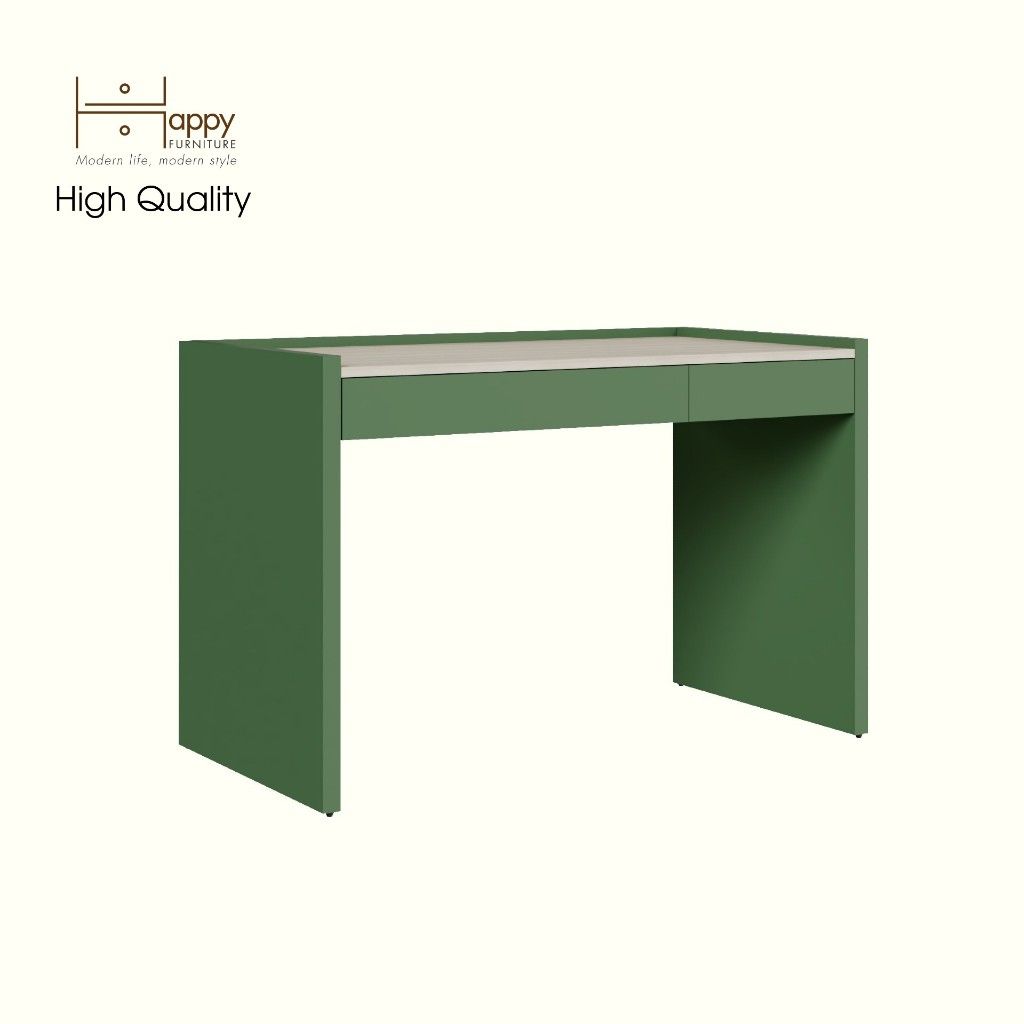 HAPPY FURNITURE , Bàn làm việc 2 ngăn kéo - VIGGO , BAN_088 , 120cm x 59cm x 77cm