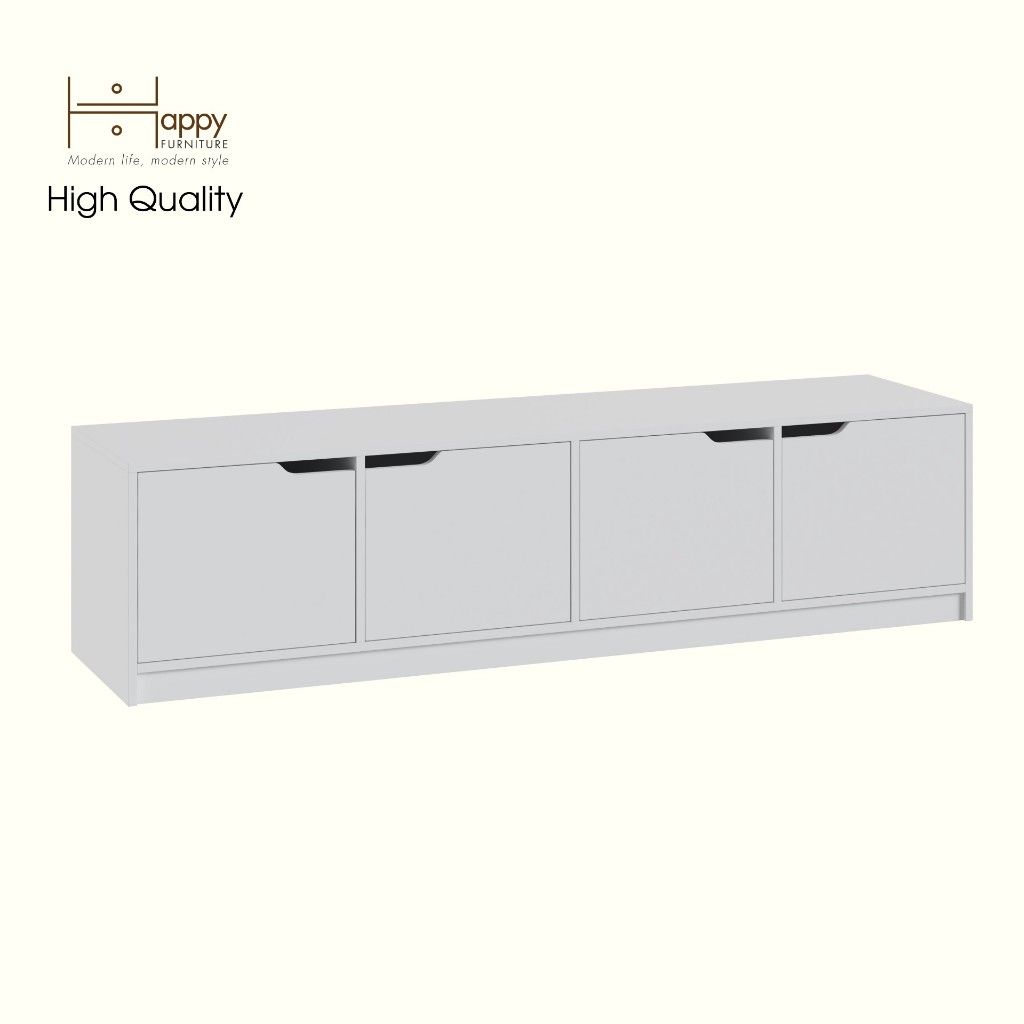 HAPPY FURNITURE , Kệ TV 4 cửa mở - ASO, KTV_092 , 180cm x 45cm x 45cm DxRxC