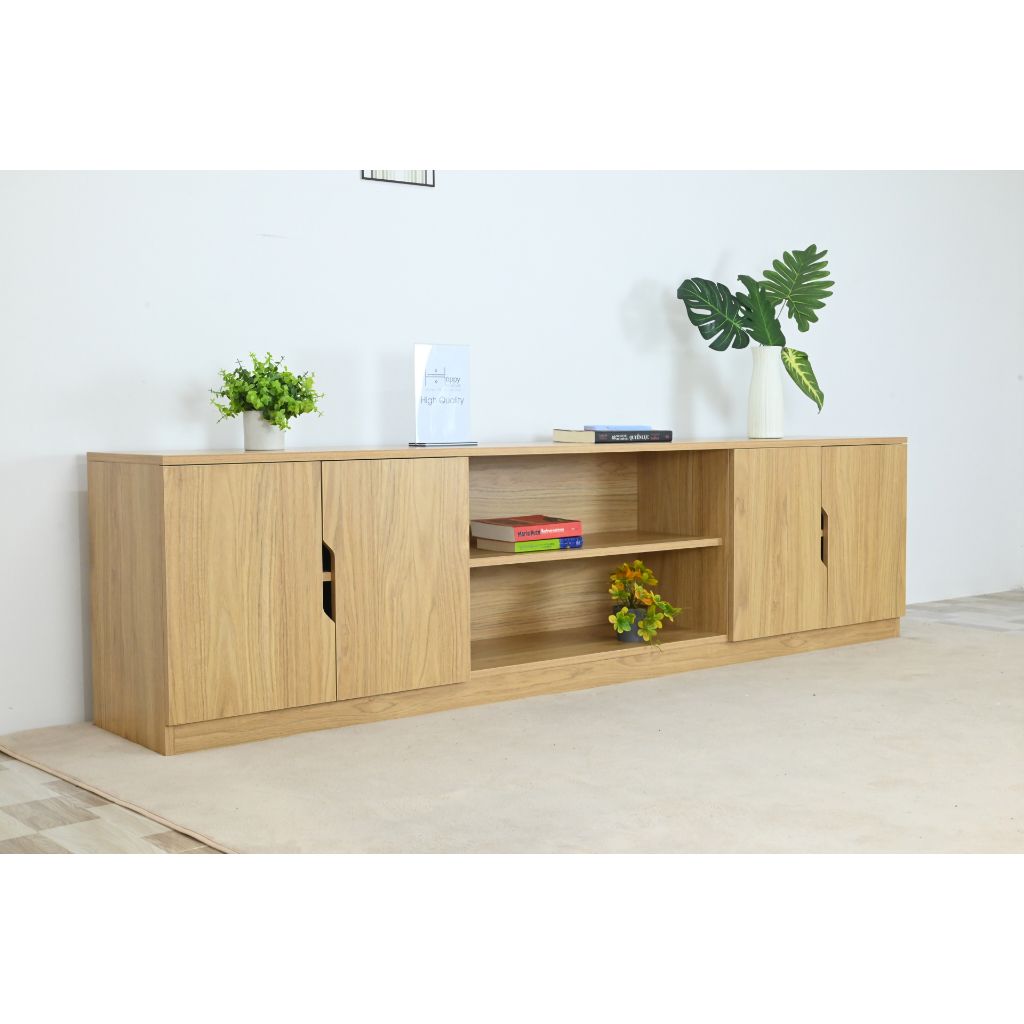HAPPY FURNITURE , Kệ Tivi 6 ngăn - DASH , KTV_006 , 210cm x 35cm x 54cm