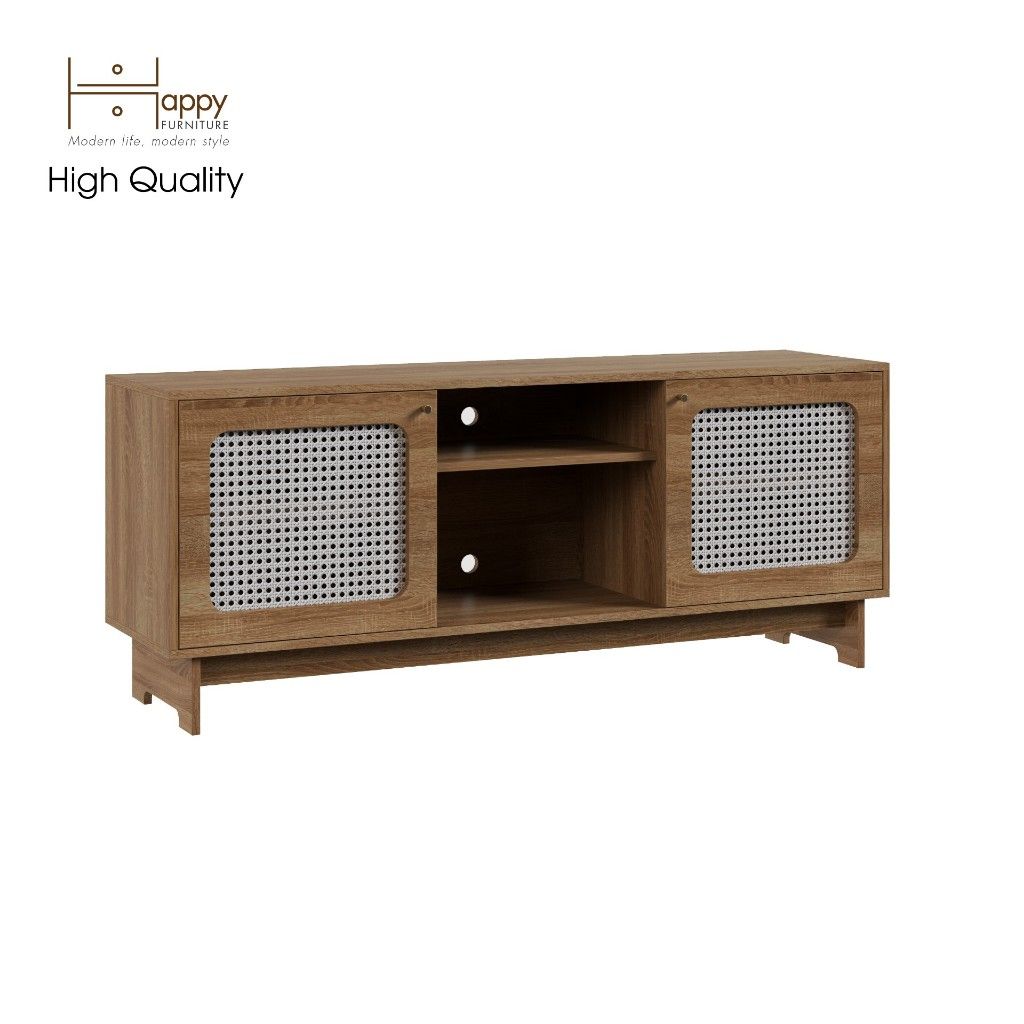 HAPPY FURNITURE , Kệ TV 2 cửa mở - MEYDAN , KTV_014 , 160cm x 42cm x 65cm
