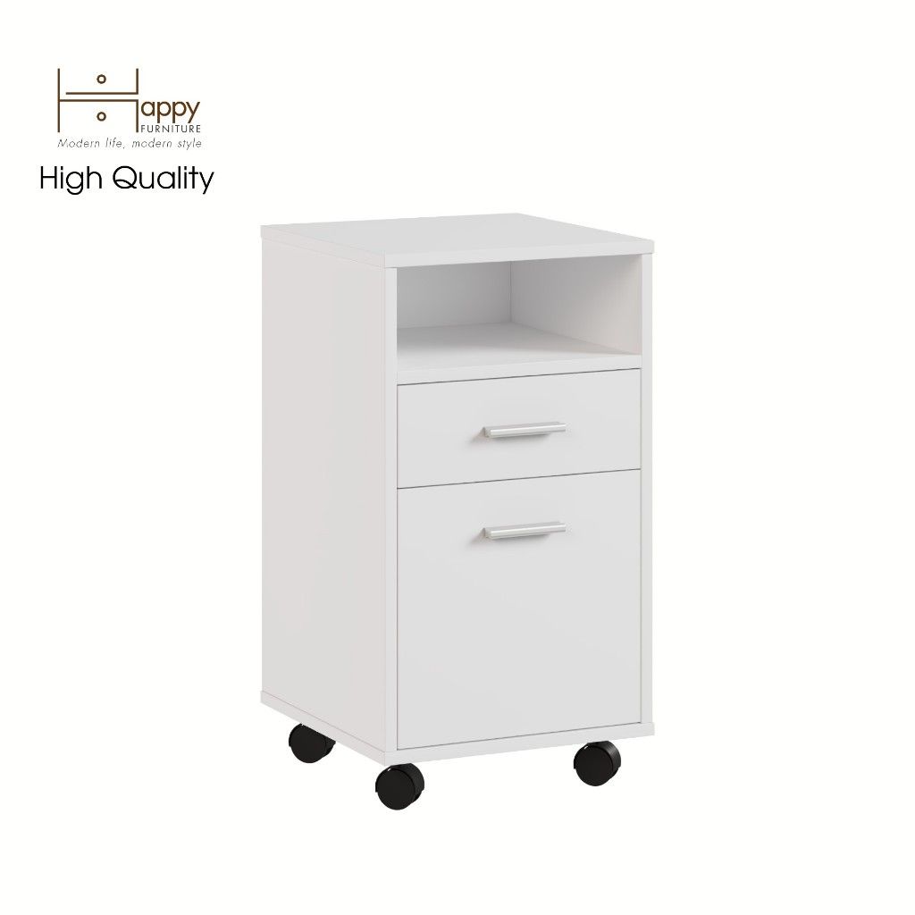 HAPPY FURNITURE , Tủ đựng hồ sơ 3 ngăn - COMFEE , THK_020 , 40cm x 40cm x 66cm