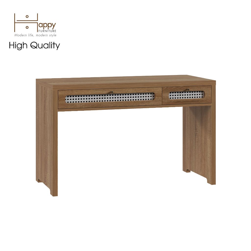 HAPPY FURNITURE , Bàn làm việc 2 ngăn kéo - MEYDAN , BAN_042 , 120cm x 55cm x 75cm