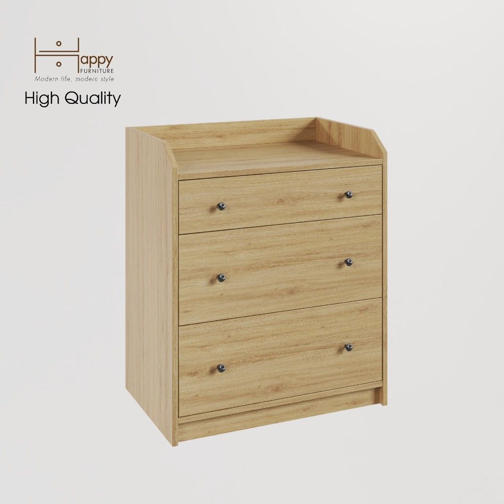 HAPPY FURNITURE , Tủ 3 tầng - CANA , THK_008 , 70cm x 46cm x 84cm