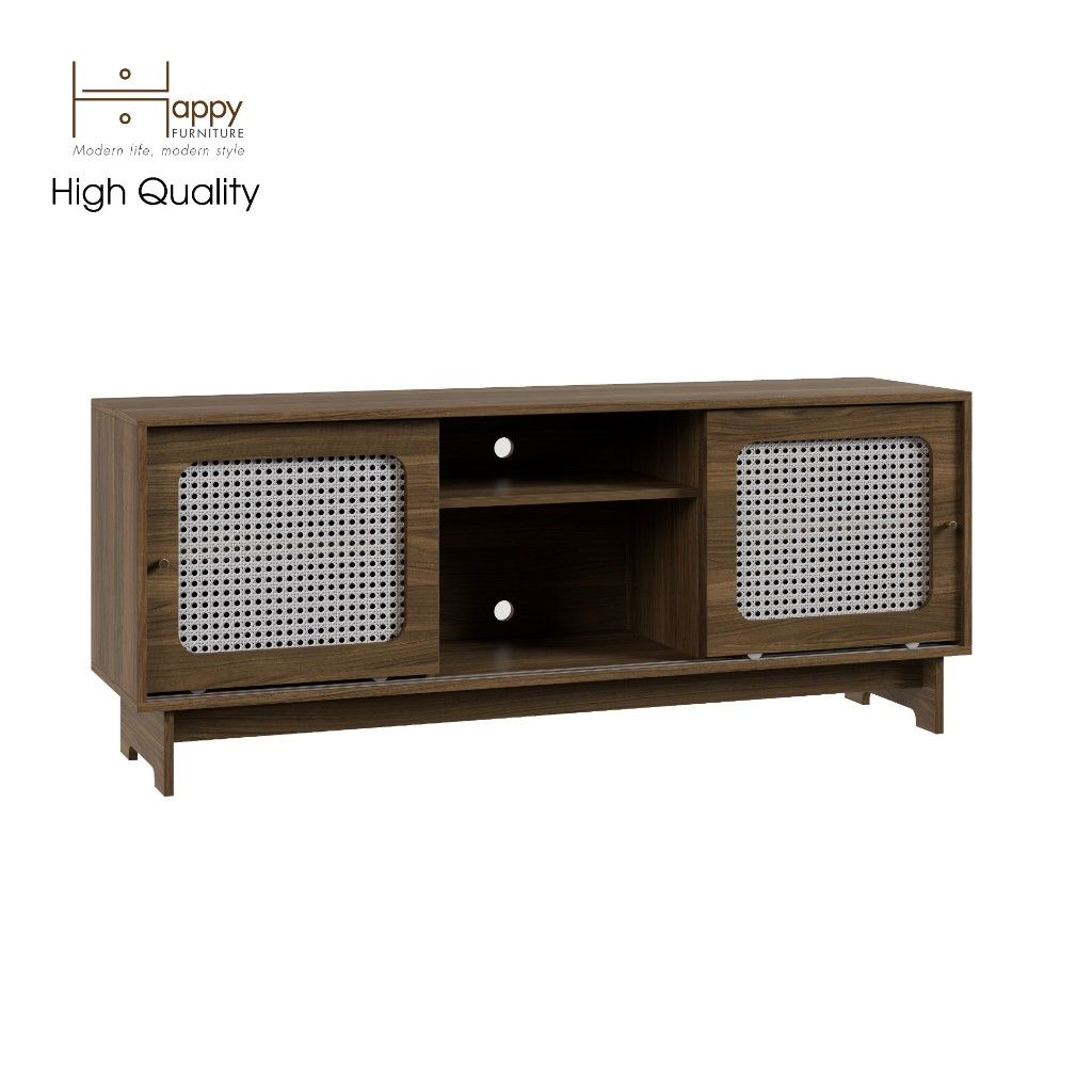 HAPPY FURNITURE , Kệ TV 2 cửa lùa - MEYDAN , KTV_013 , 160cm x 42cm x 65cm