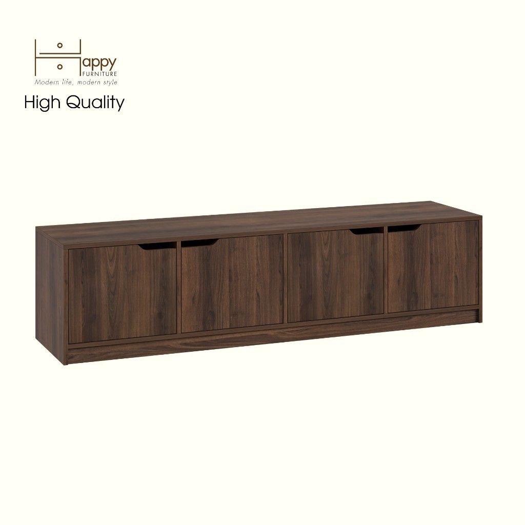HAPPY FURNITURE , Kệ TV 4 cửa mở - ASO, KTV_092 , 180cm x 45cm x 45cm DxRxC