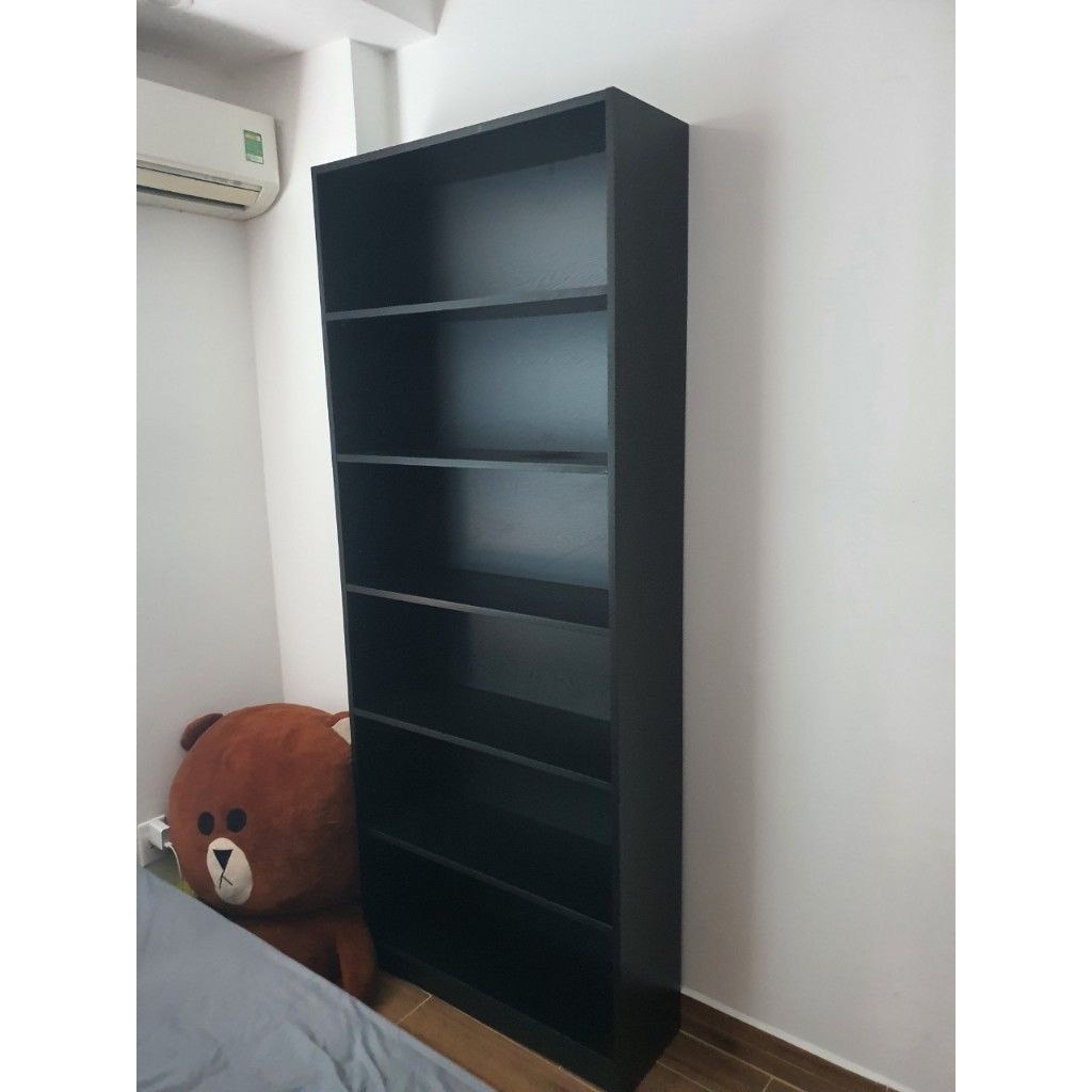 HAPPY FURNITURE , kệ sách 6 tầng - CATY , KSA_006 , 80cm x 28cm x 202cm