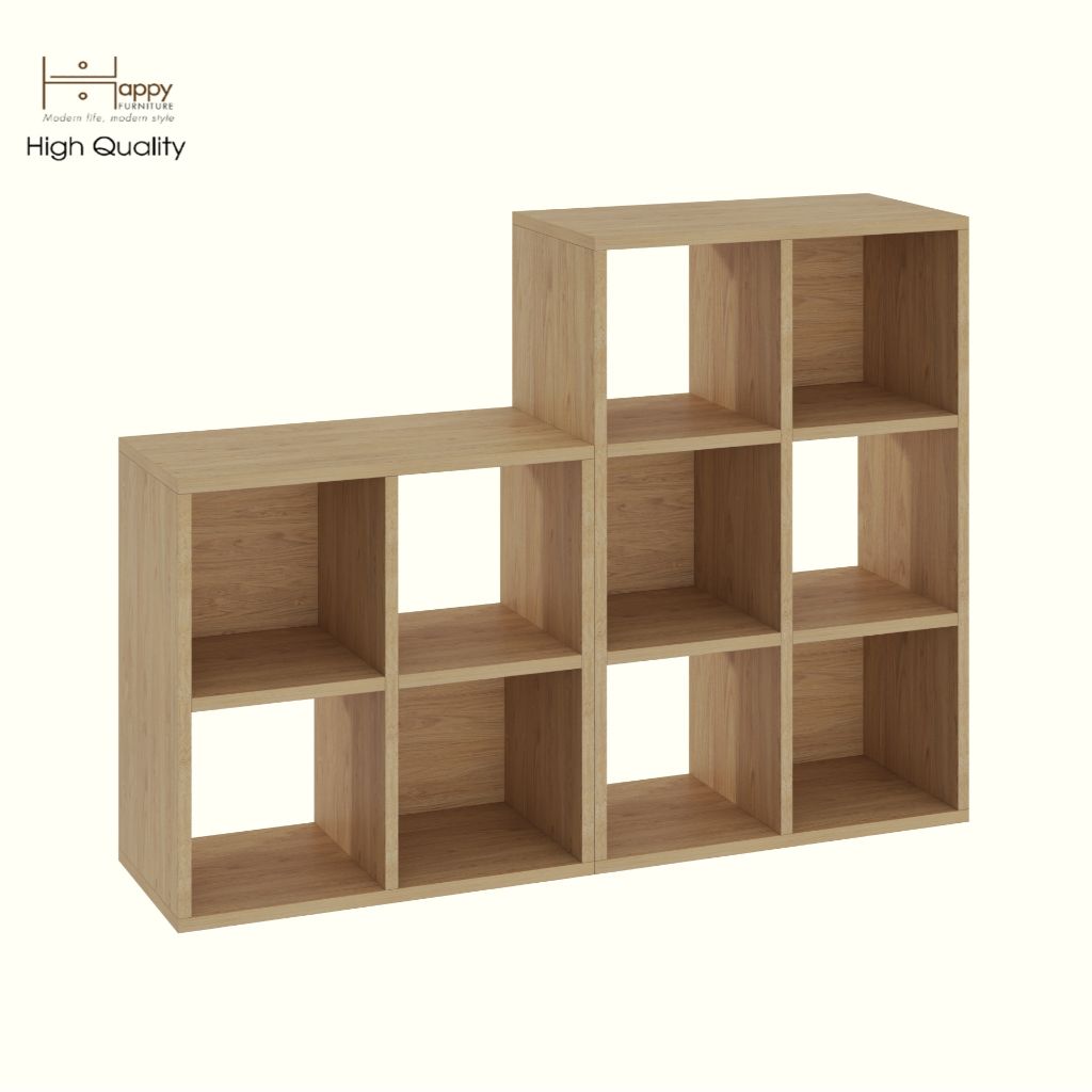 HAPPY FURNITURE , COMBO 2 kệ sách - CHANN, KSA_104 , 108cm x 28cm x 80cm DxRxC