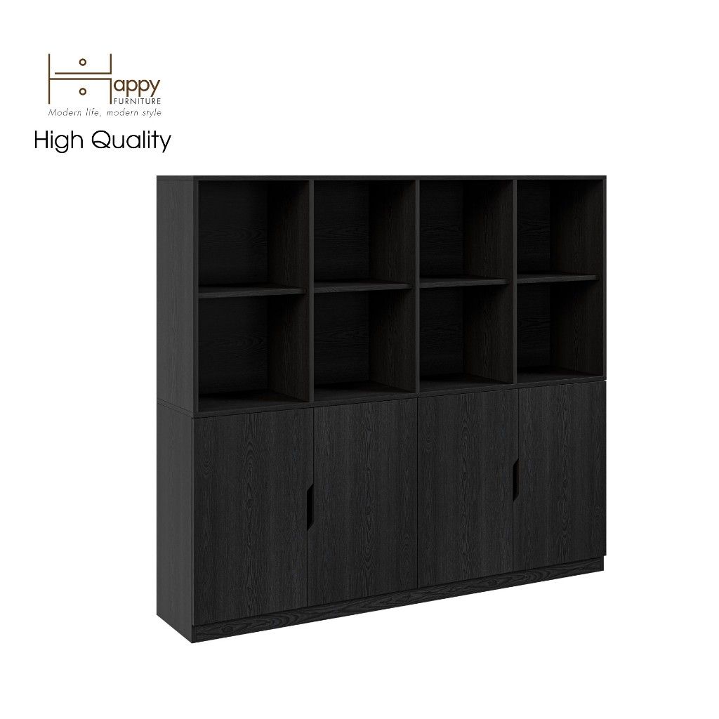 HAPPY FURNITURE , Tủ đựng đồ nhiều ngăn - DASH , TCM_026 , 168cm x 35cm x 152cm