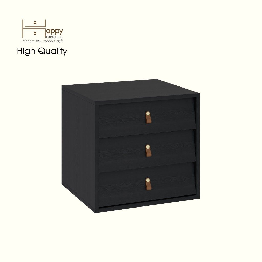 HAPPY FURNITURE , Tủ lưu trữ 3 ngăn kéo - CALYN , THK_310 , 50cm x 45cm x 47cm DxRxC