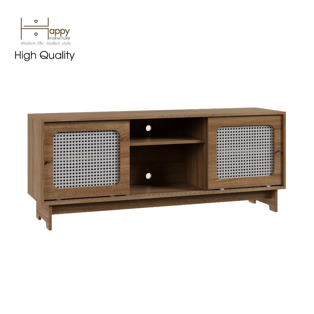 HAPPY FURNITURE , Kệ TV 2 cửa lùa - MEYDAN , KTV_013 , 160cm x 42cm x 65cm