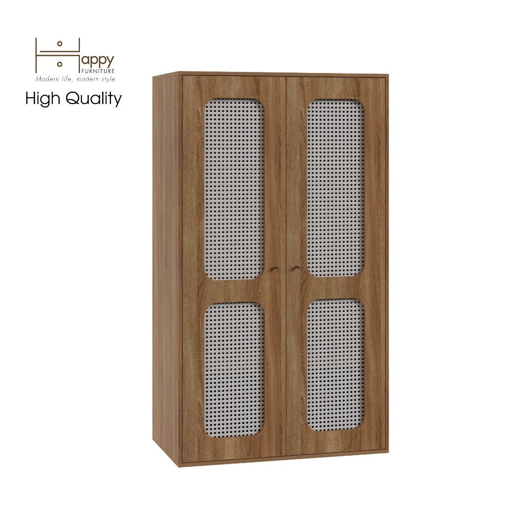 HAPPY FURNITURE , Tủ quần áo cửa mở - MEYDAN , TCM_050 , 100cm x 58cm x 176cm