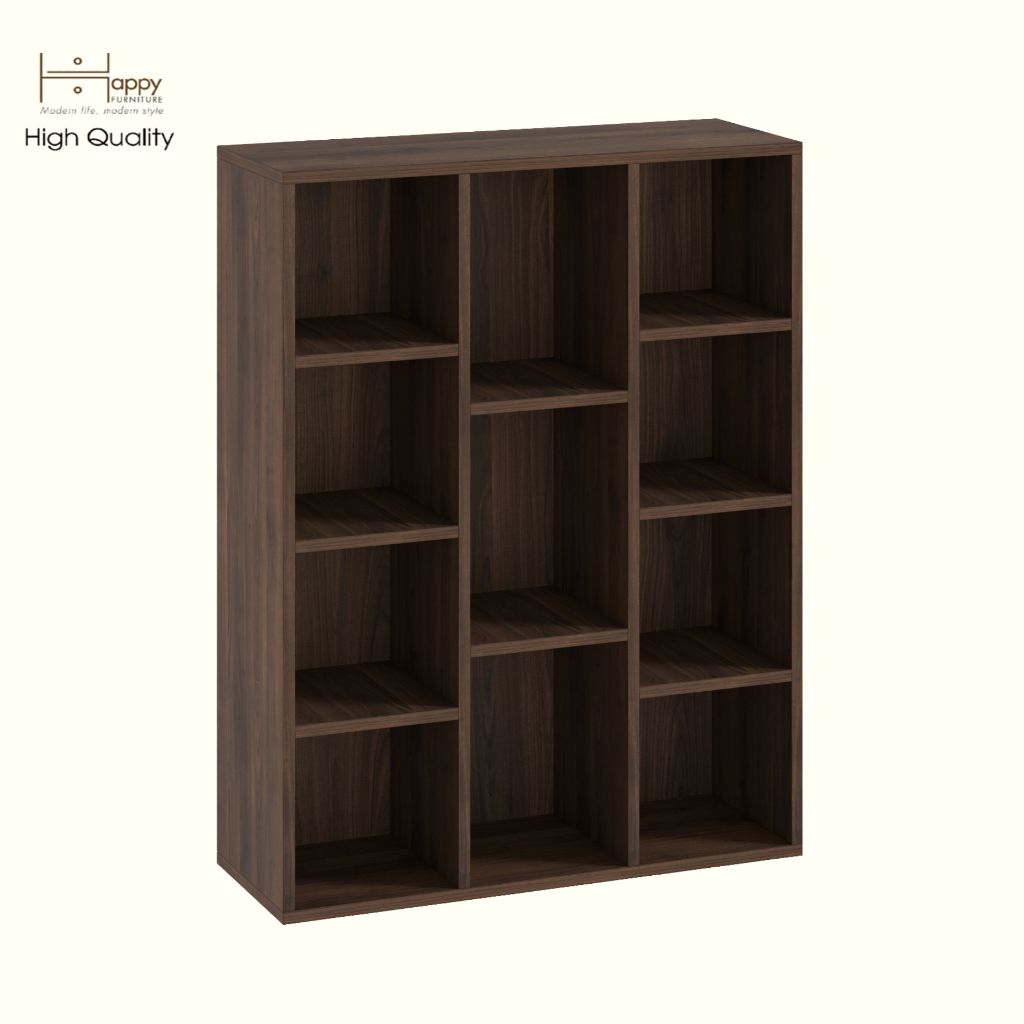 HAPPY FURNITURE , Kệ sách nhiều ngăn - CATY , KSA_098 , 77cm x 28cm x 100cm DxRxC