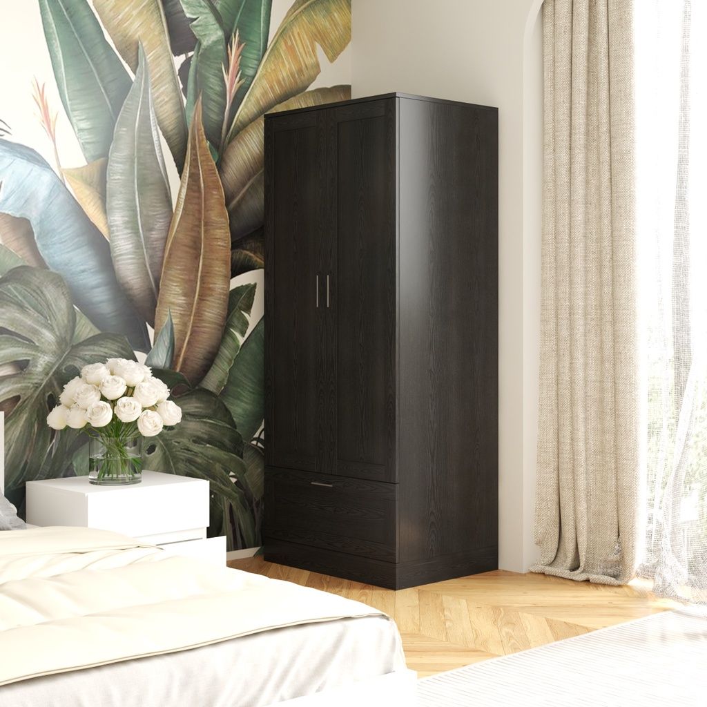 HAPPY FURNITURE , Tủ treo quần áo tiện dụng - SALY , TCM_010 , 76cm x 56cm x 180cm