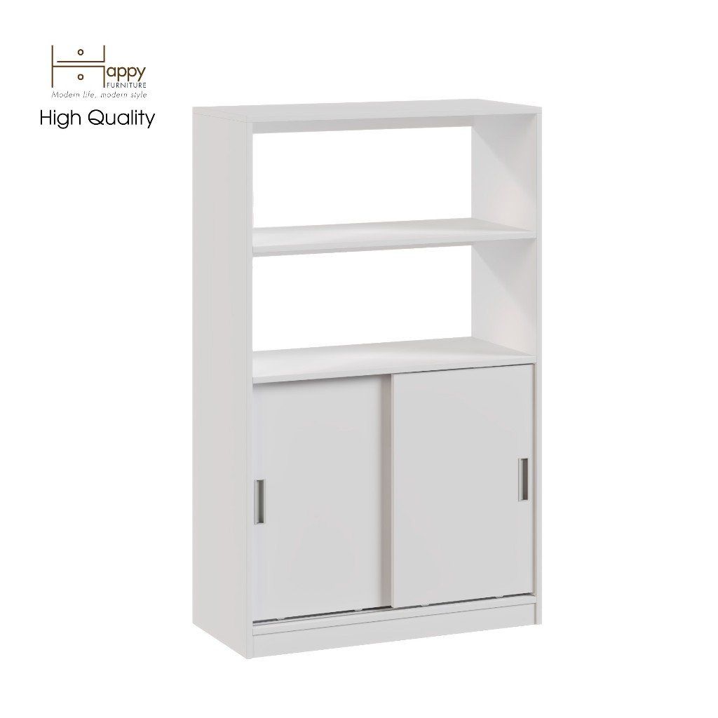 HAPPY FURNITURE , Tủ lưu trữ 2 cửa lùa - LUCA , TCL_009 , 86cm x 40cm x 140cm