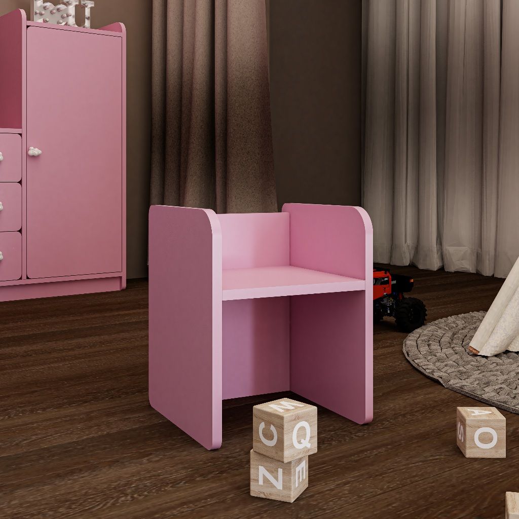 HAPPY FURNITURE , Ghế ngồi cho trẻ em - KID , GHE_001 , 32cm x 32cm x 40cm