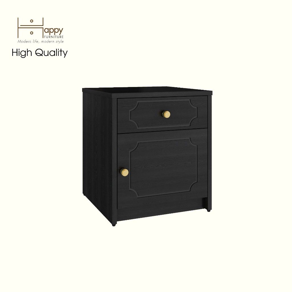HAPPY FURNITURE , Táp đầu giường 1 cửa mở - NERIS , TCM_144 , 40cm x 40cm x 45cm