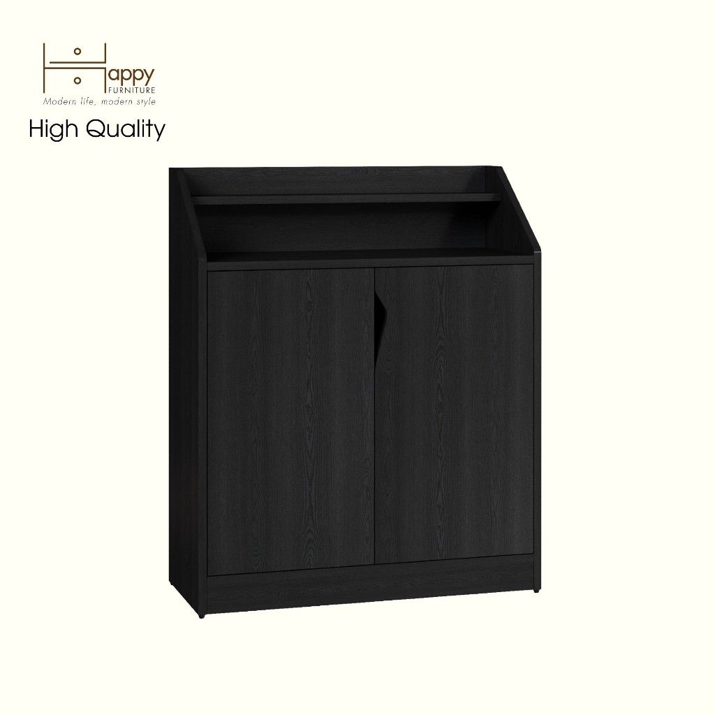HAPPY FURNITURE, Tủ giày 2 cánh mở - WINNI , TCM_155 , 74cm x 34cm x 90cm