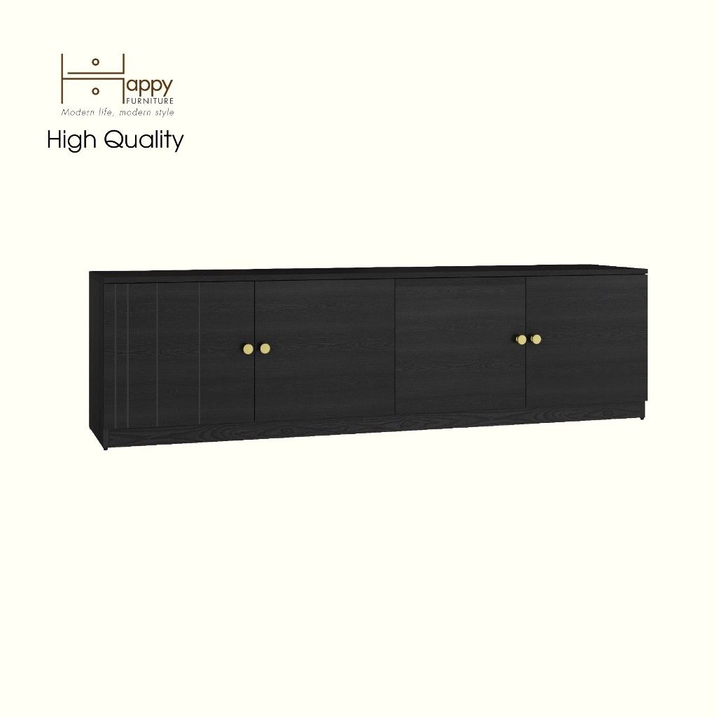 HAPPY FURNITURE , Kệ TV 4 cửa mở - JOVIE , KTV_043 , 180cm x 40cm x 50cm