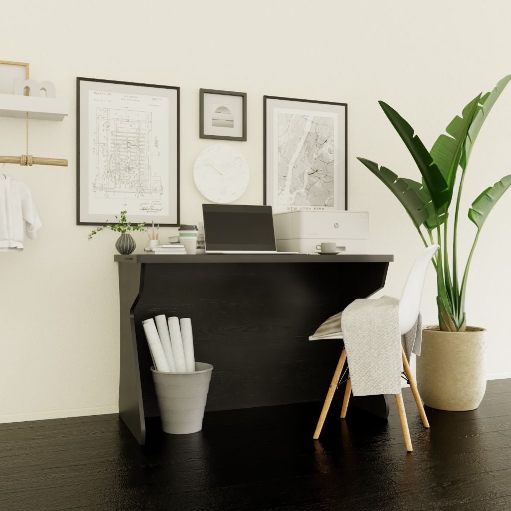 HAPPY FURNITURE , Bàn làm việc 1m2 - HELI , BAN_058 , 120cm x 60cm x 75cm