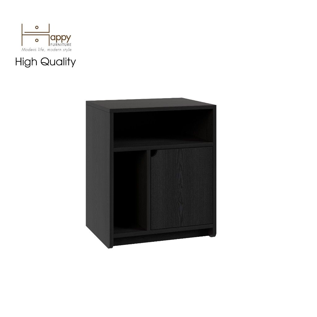 HAPPY FURNITURE , Táp đầu giường 3 ngăn - CIRCLE , TCM_067 , 50cm x 40cm x 60cm