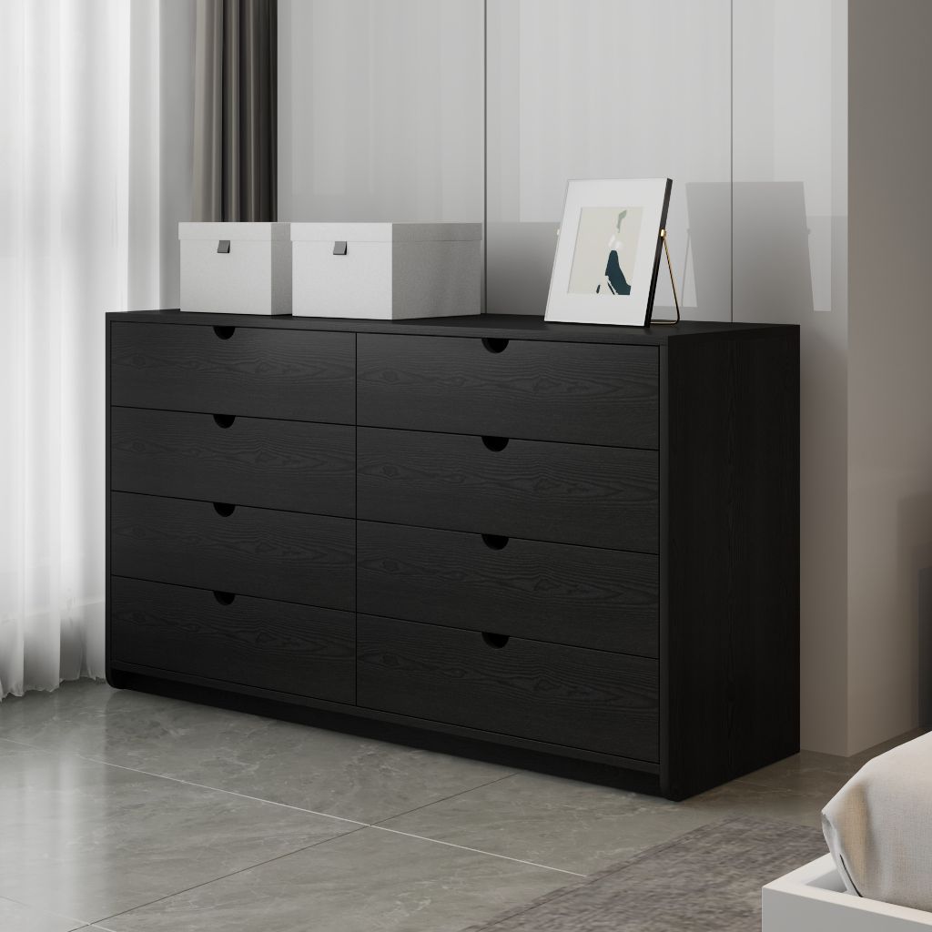 HAPPY FURNITURE , Tủ đựng đồ 8 ngăn kéo - CIRCLE , THK_085, 136cm x 45cm x 78cm