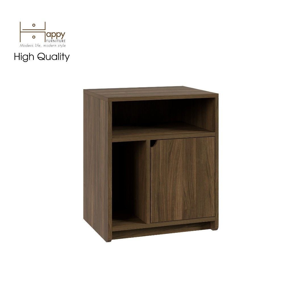 HAPPY FURNITURE , Táp đầu giường 3 ngăn - CIRCLE , TCM_067 , 50cm x 40cm x 60cm