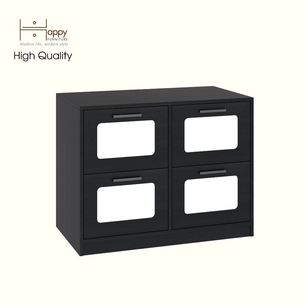 HAPPY FURNITURE , Tủ lưu trữ 4 ngăn kéo - TASY ,THK_317 , 90cm x 50cm x 70cm DxRxC
