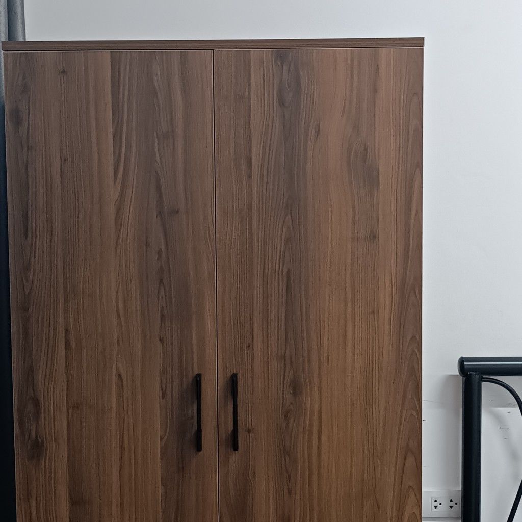 HAPPY FURNITURE , Tủ quần áo cửa mở 1 ngăn kéo - SALY , TCM_005 , 80cm x 48cm x 168cm