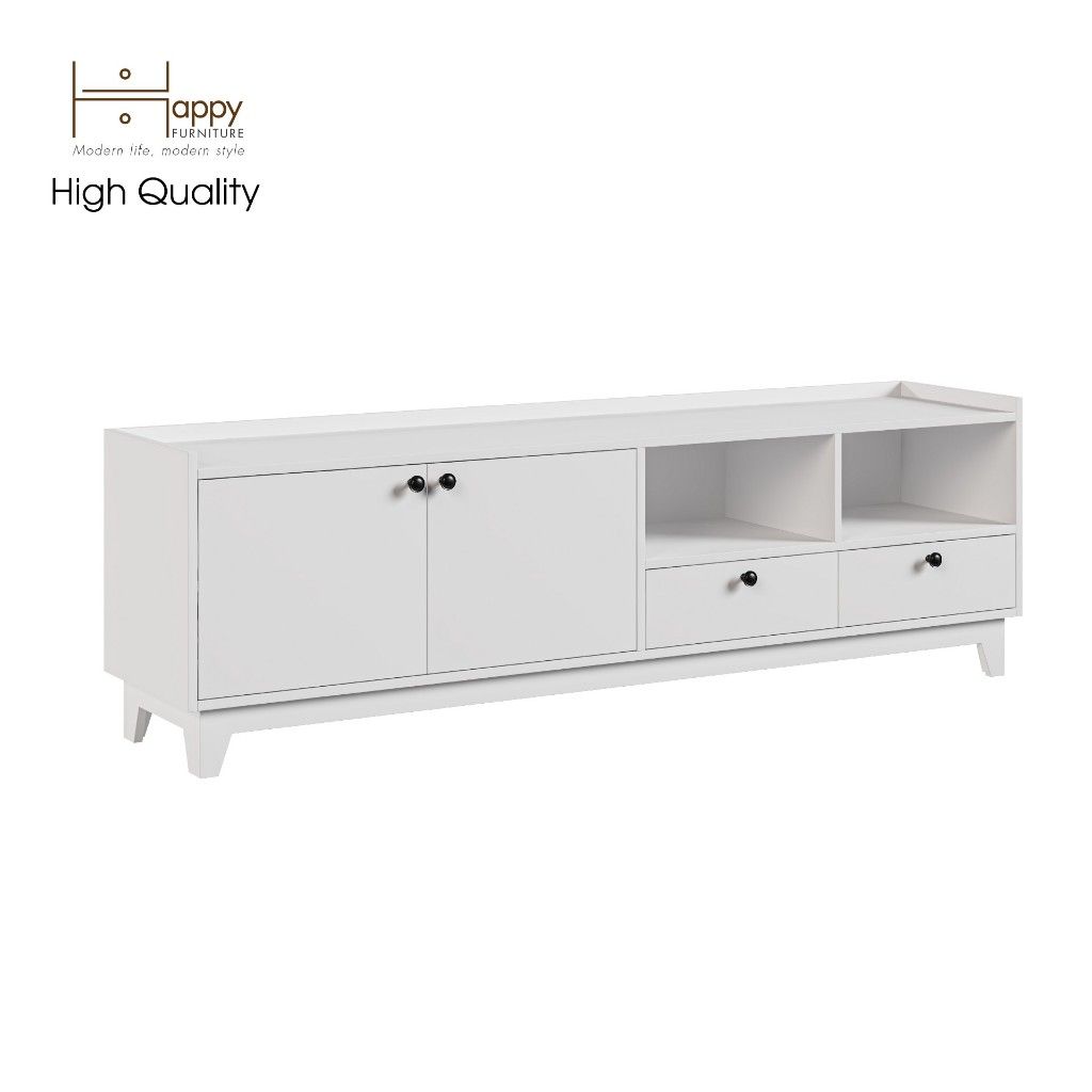 HAPPY FURNITURE , Kệ TV 6 ngăn kéo - KINA , KTV_010 , 180cm x 40cm x 56cm