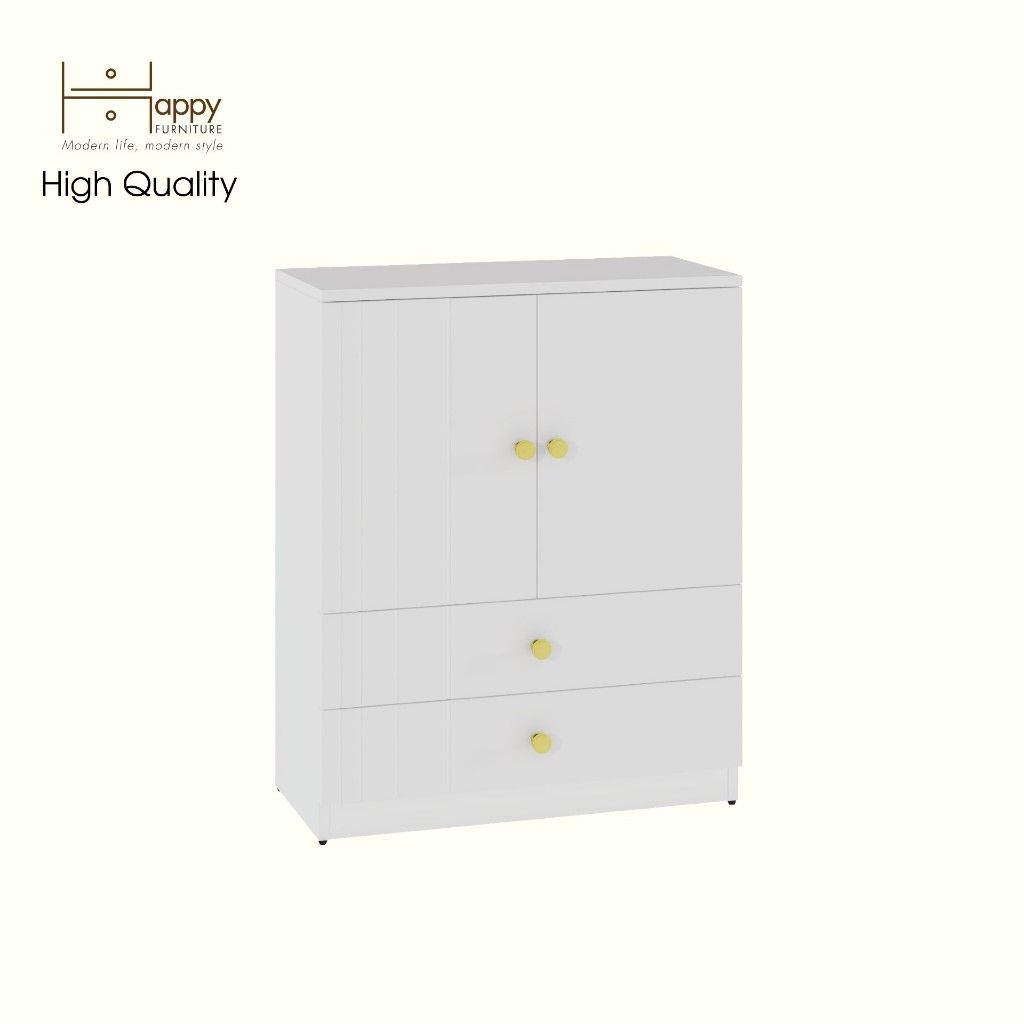 HAPPY FURNITURE , Tủ lưu trữ 2 cánh mở - JOVIE , TCM_165 , 67cm x 32cm x 82cm