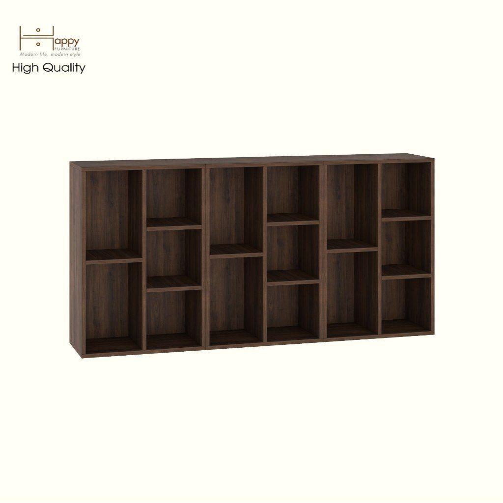 HAPPY FURNITURE , COMBO 3 kệ sách 5 ngăn - CATY , KSA_091, 156cm x 28cm x 77cm DxRxC