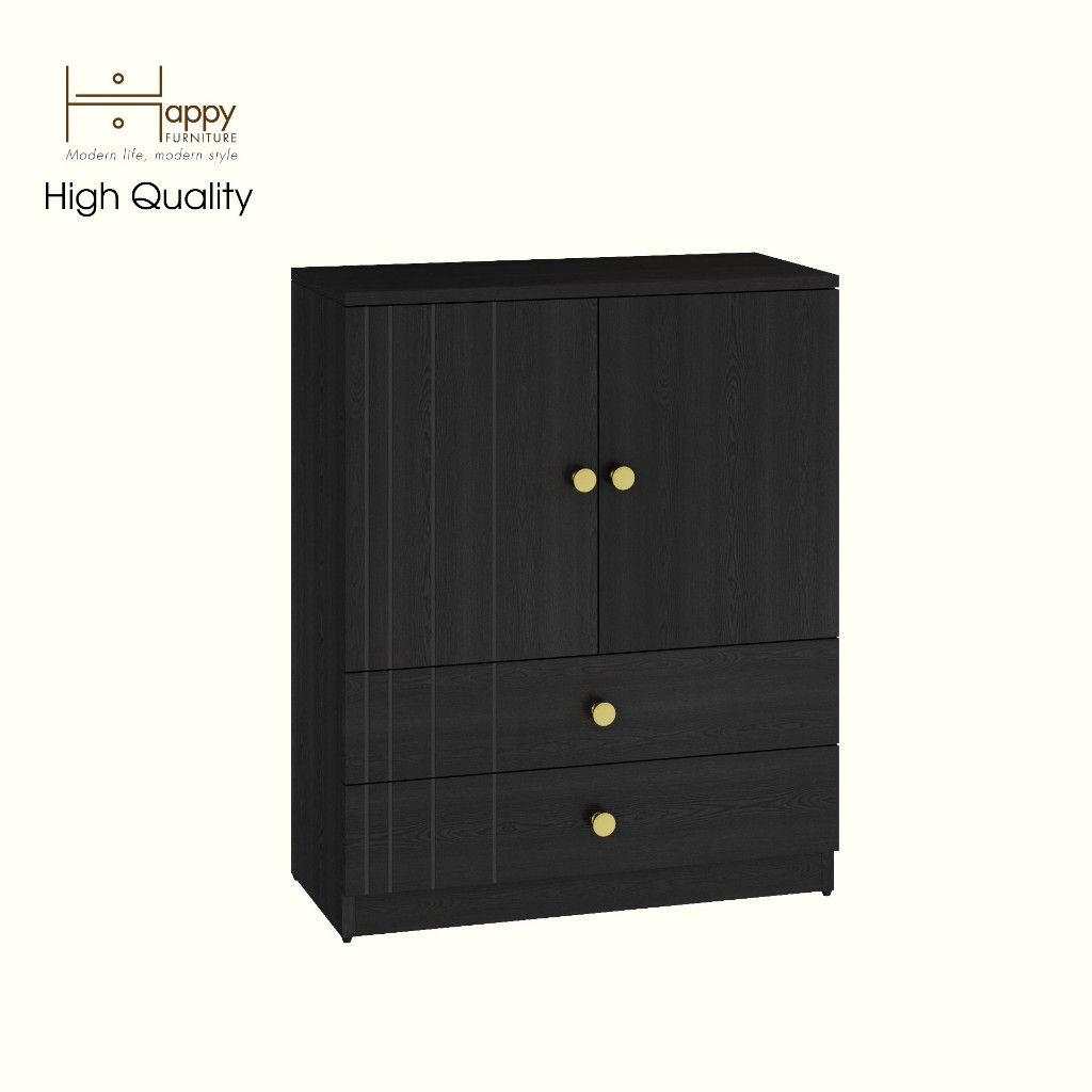 HAPPY FURNITURE , Tủ lưu trữ 2 cánh mở - JOVIE , TCM_165 , 67cm x 32cm x 82cm