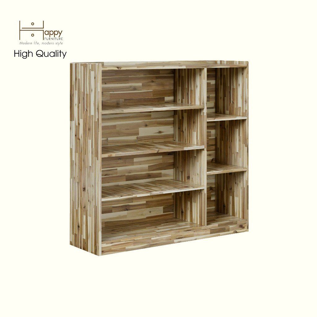 HAPPY FURNITURE , Gỗ tự nhiên , Tủ lưu trữ 7 ngăn - GAMZE , TLT_017 , 110cm x 34cm x 108cm