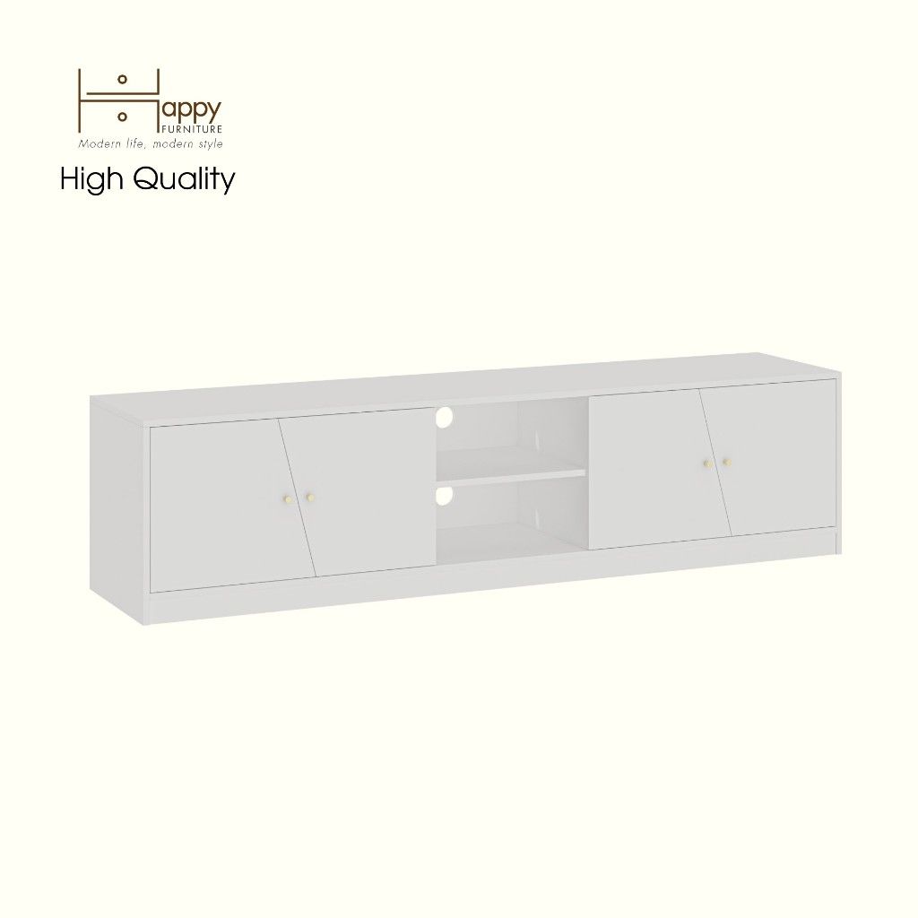 HAPPY FURNITURE , Kệ TV 4 cửa mở - DALEY , KTV_102 , 200cm x 45cm x 50cm DxRxC