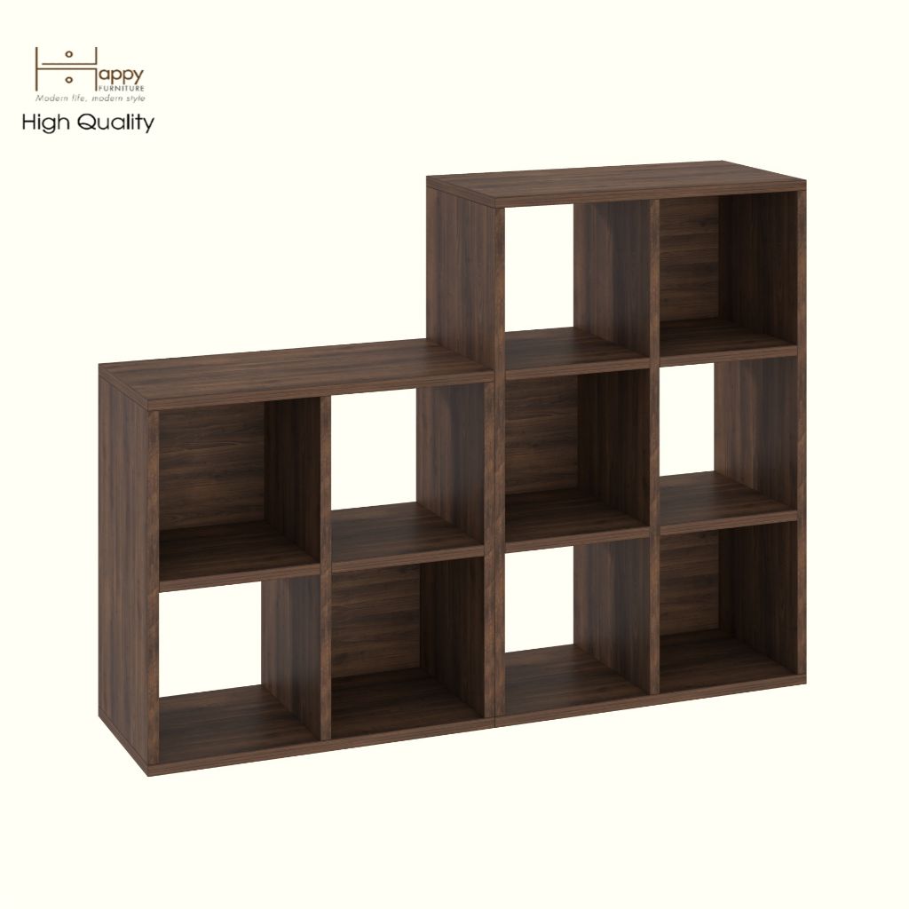 HAPPY FURNITURE , COMBO 2 kệ sách - CHANN, KSA_104 , 108cm x 28cm x 80cm DxRxC