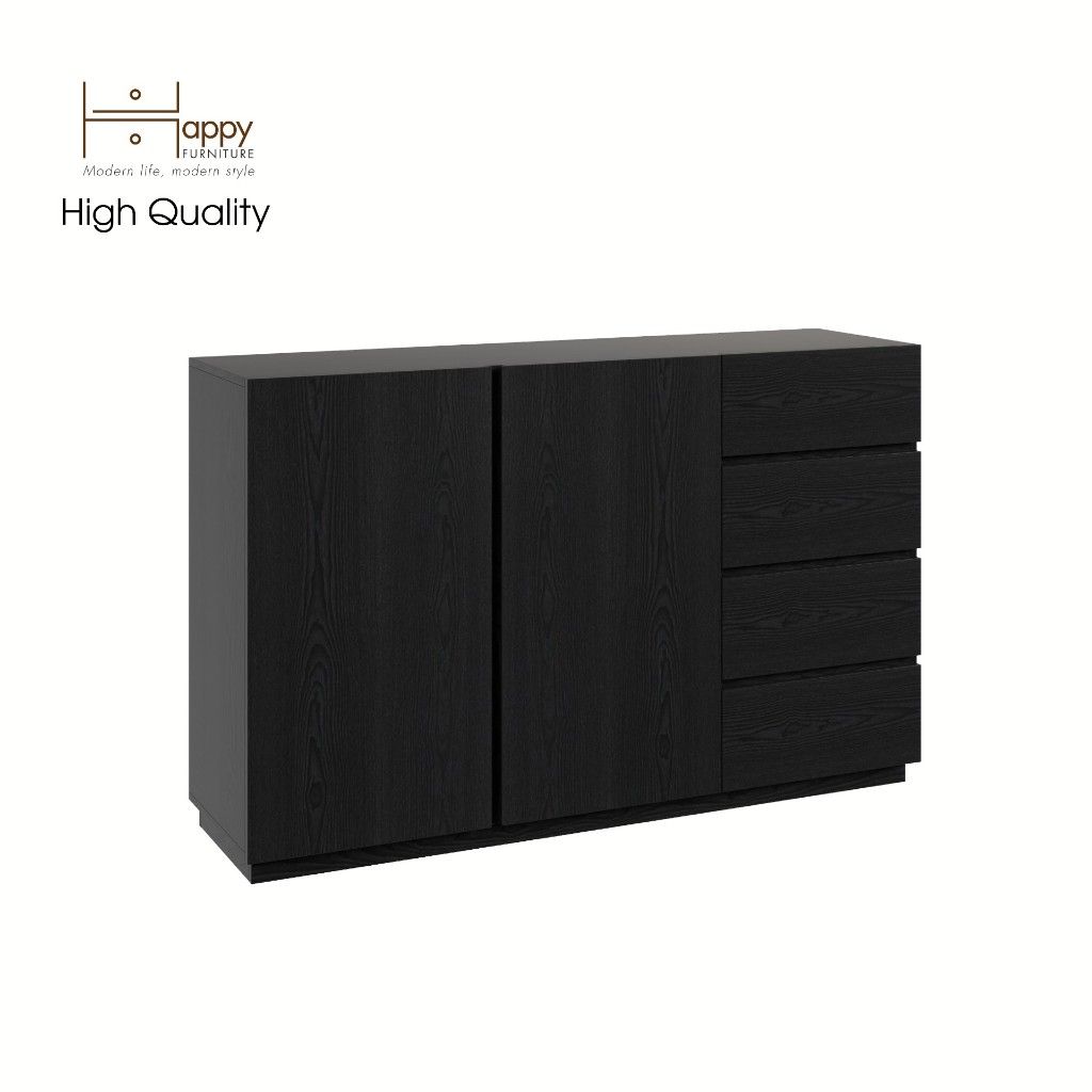 HAPPY FURNITURE , Tủ đựng đồ nhiều ngăn - MACRO , TCM_015 , 150cm x 42cm x 95cm