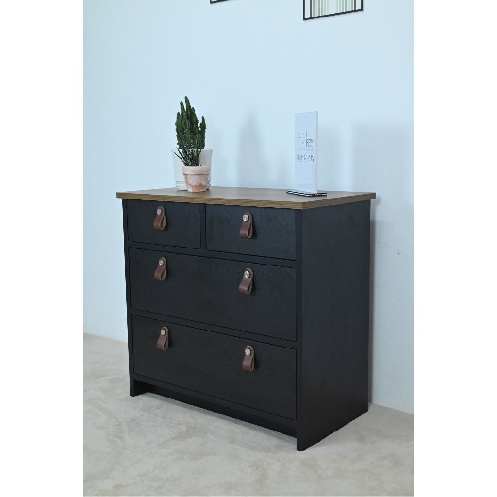 HAPPY FURNITURE , Tủ lưu trữ 3 tầng 4 ngăn kéo - NOMIA , THK_067 , 68cm x 35cm x 64cm