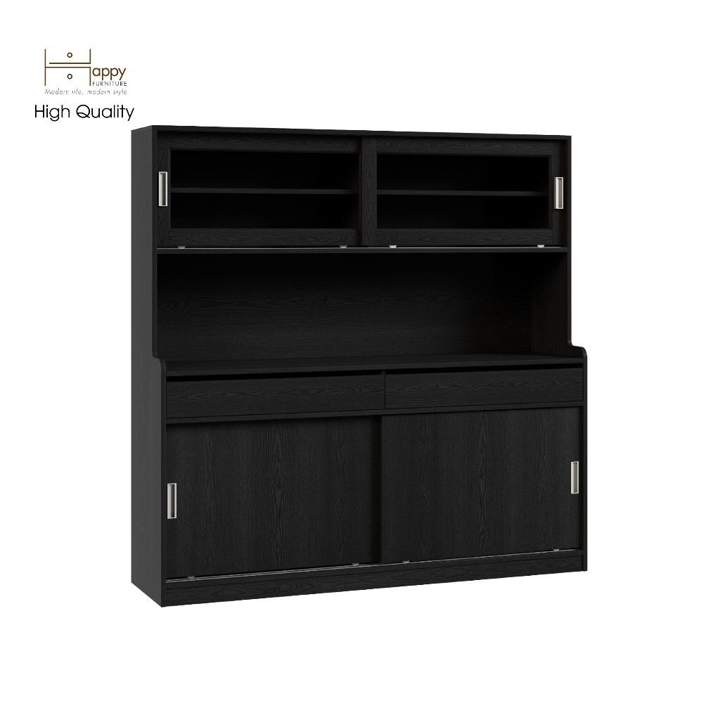 HAPPY FURNITURE , Kệ lưu trữ nhà bếp - LUCA , TCL_013 , 160cm x 42cm x 160cm