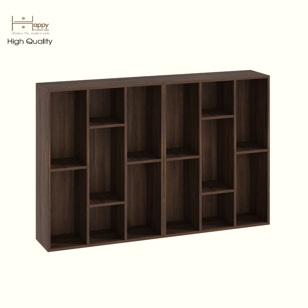 HAPPY FURNITURE ,COMBO 2 kệ sách 7 ngăn - CATY , KSA_097 , 154cm x 28cm x 100cm DxRxC