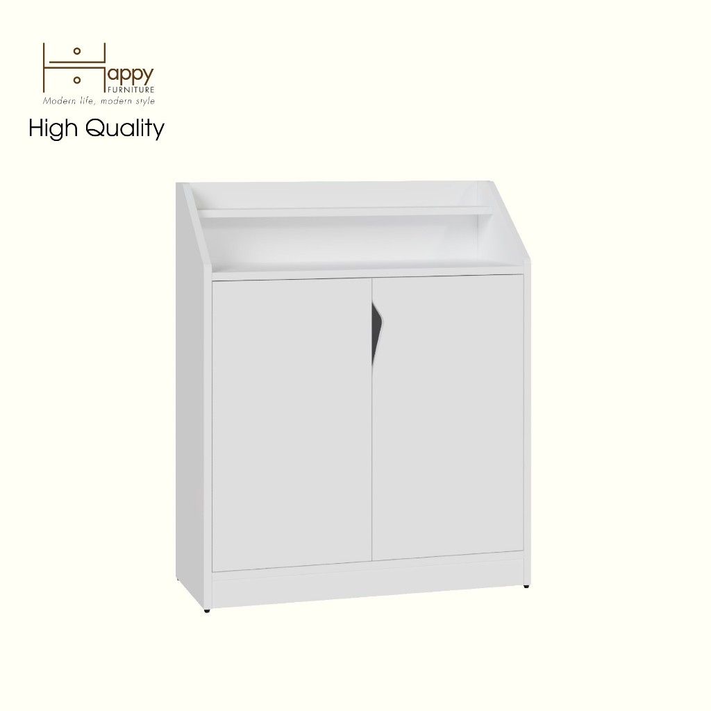 HAPPY FURNITURE, Tủ giày 2 cánh mở - WINNI , TCM_155 , 74cm x 34cm x 90cm