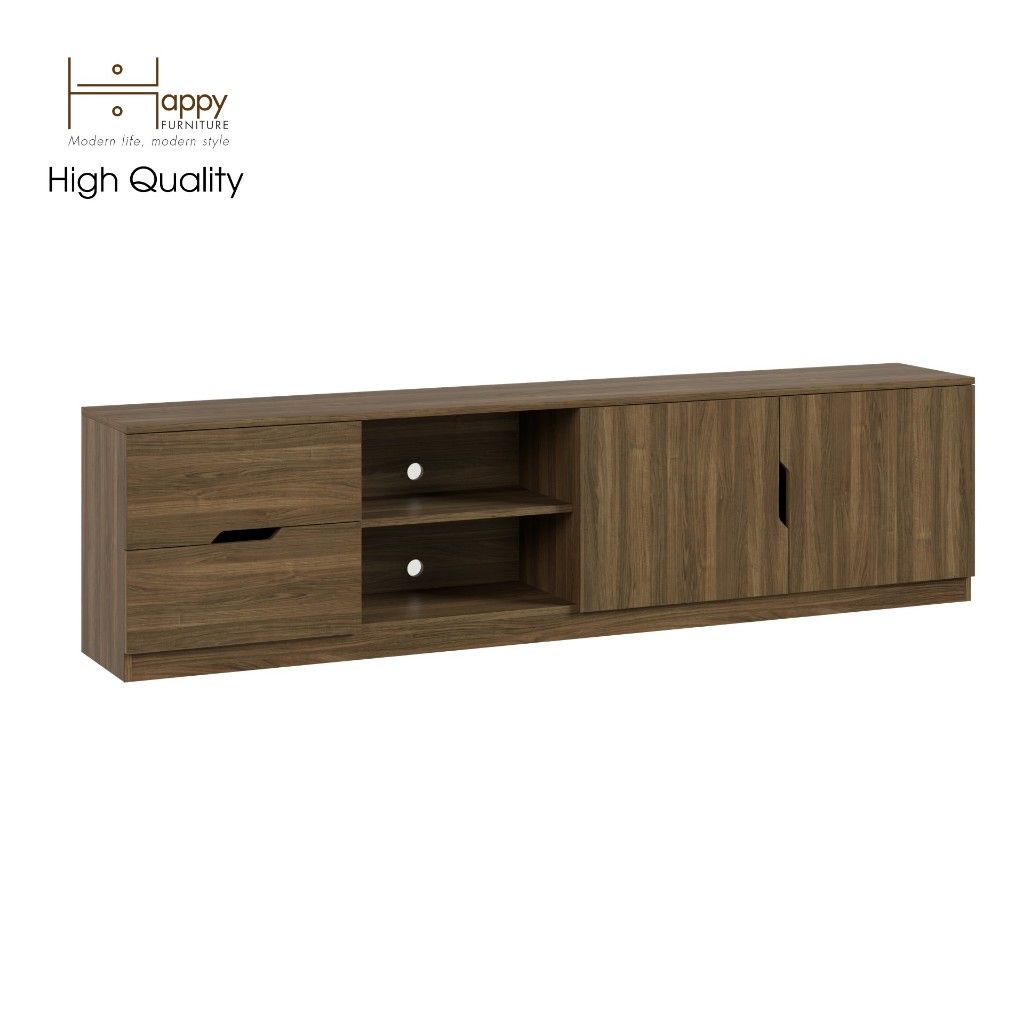 HAPPY FURNITURE , Kệ Tivi nhiều ngăn - DASH , KTV_007 , 210cm x 35cm x 54cm